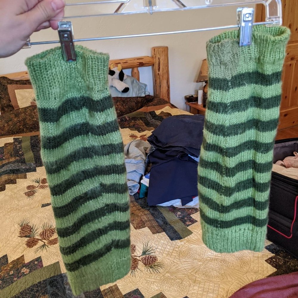 Handknit Peruvian Leg or Arm Warmers